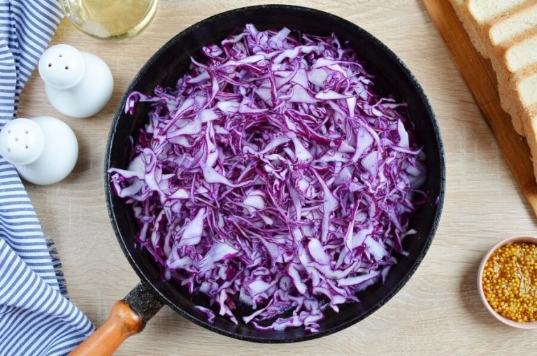 Step 1 - Grilled Cheese and Red Cabbage Sandwiches