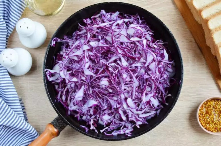 Step 1 - Grilled Cheese and Red Cabbage Sandwiches
