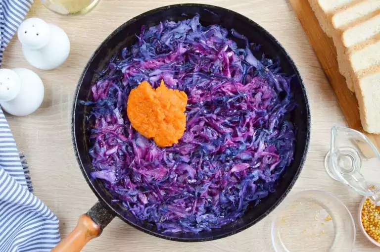 Step 2 - Grilled Cheese and Red Cabbage Sandwiches