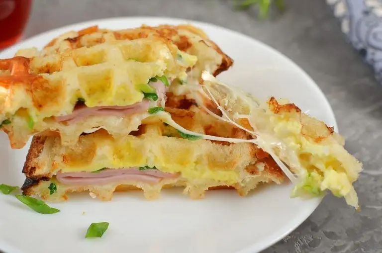 Step 8 - Ham & Cheese Panini Waffle