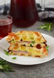 Ham & Cheese Panini Waffle