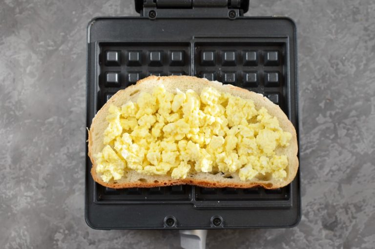 Step 3 - Ham & Cheese Panini Waffle