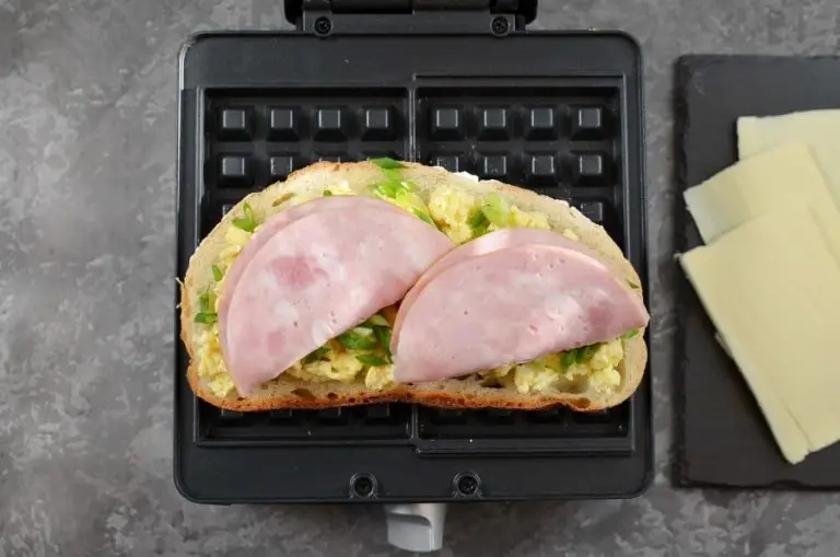 Step 5 - Ham & Cheese Panini Waffle