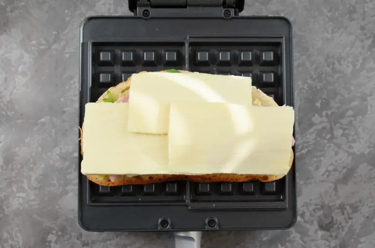 Step 5 - Ham & Cheese Panini Waffle