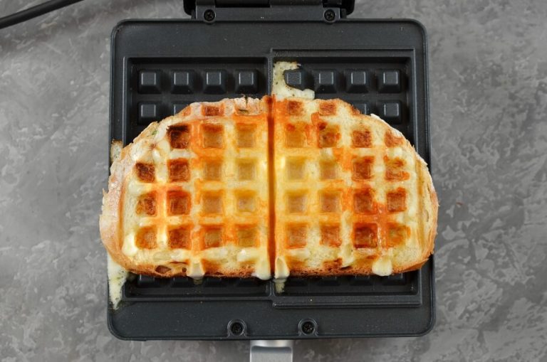 Step 7 - Ham & Cheese Panini Waffle