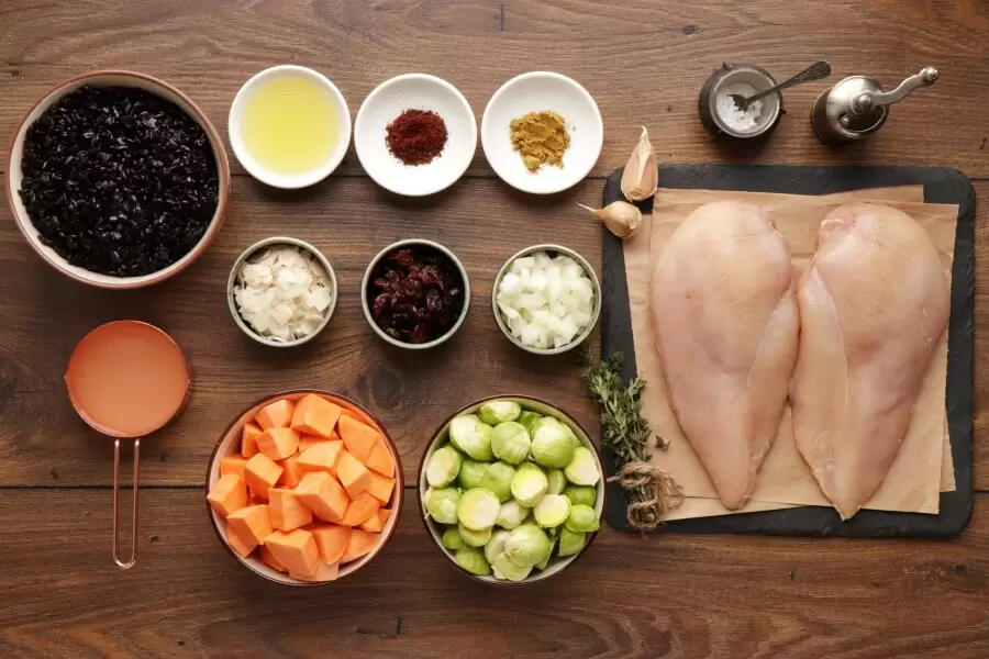 Ingredients for Harvest Chicken Casserole