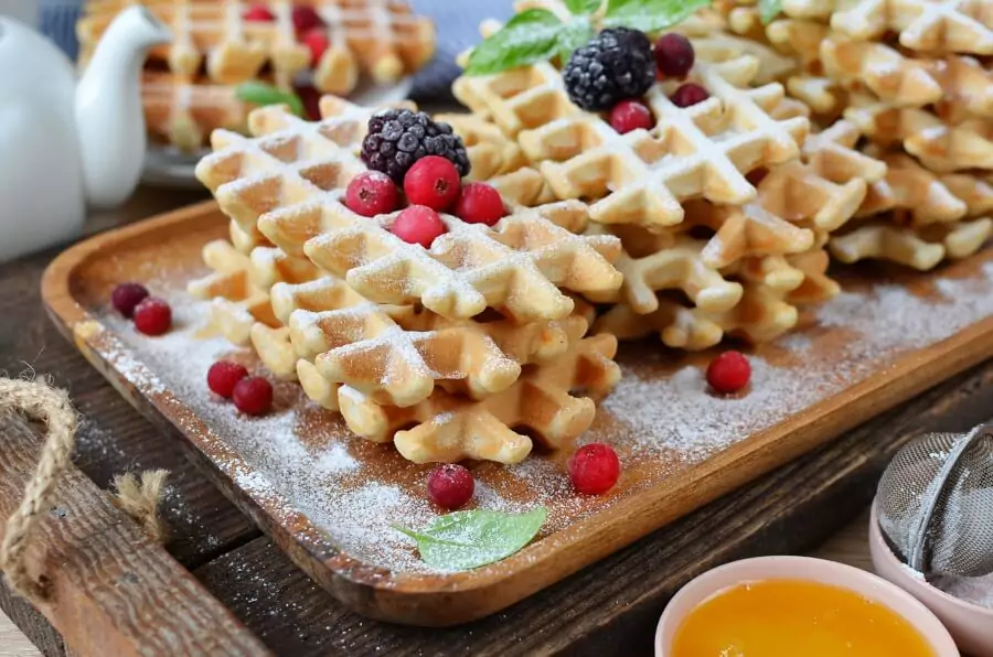Homemade Belgian Waffles