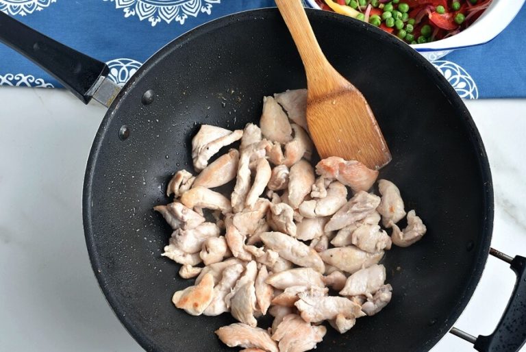 Step 4 - Honey Sriracha Chicken Stir Fry