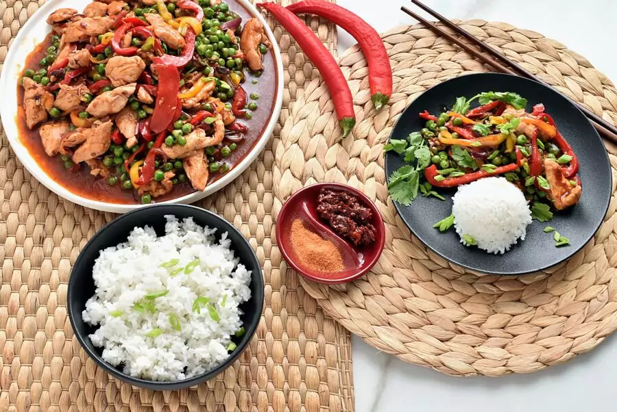 Honey Sriracha Chicken Stir Fry