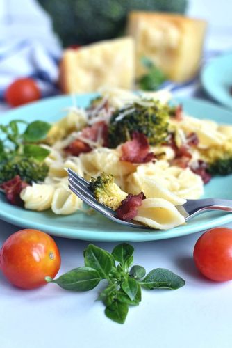 Italian Broccoli-Bacon Pasta