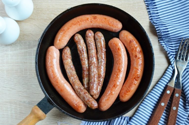 Step 7 - Knocks ‘n’ Brats & Red Cabbage & Roasted Potatoes
