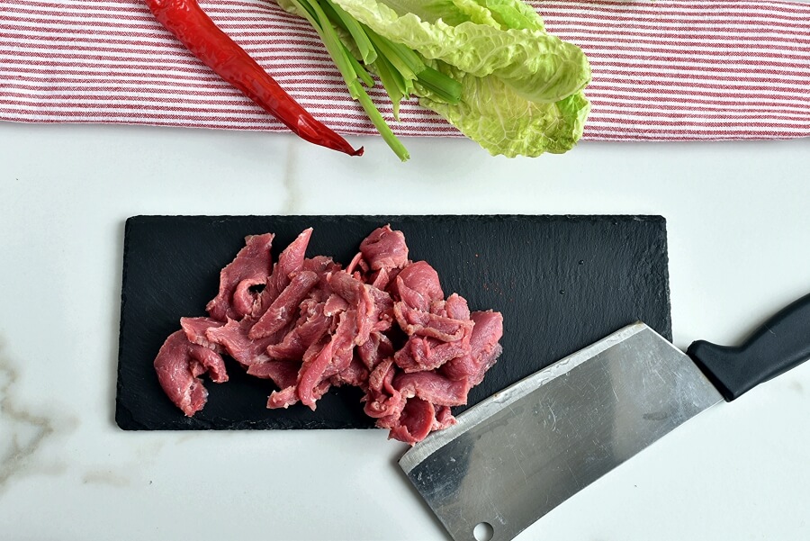 Korean Pineapple Beef Lettuce Wraps recipe - step 2