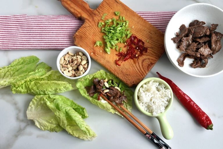Step 5 - Korean Pineapple Beef Lettuce Wraps