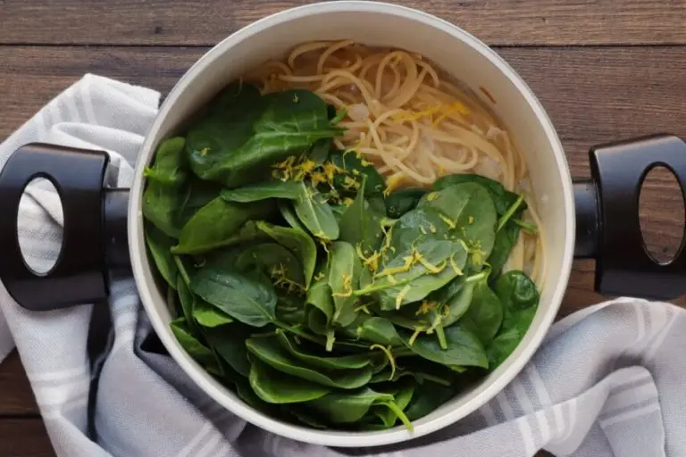 Step 4 - Vegan Lemon Spaghetti with Spinach
