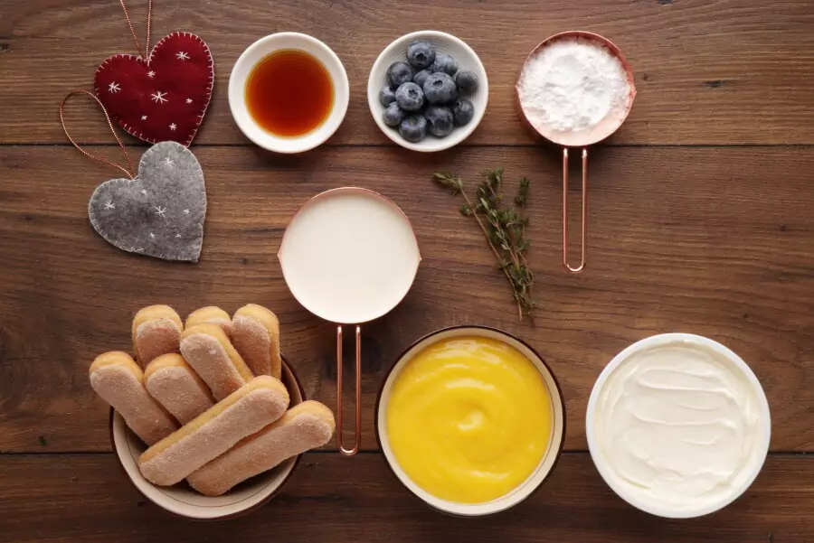Ingredients for Lemon Tiramisu