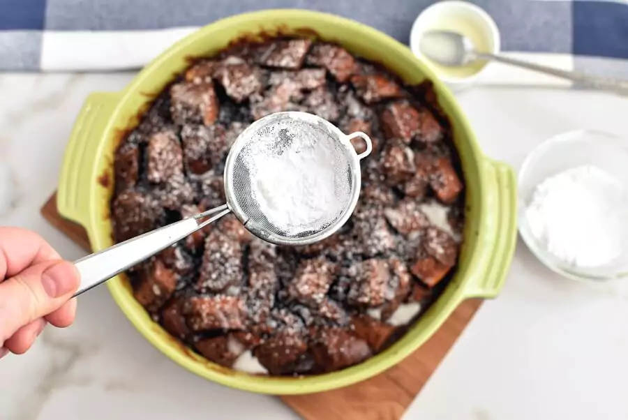 How to serve Moon Rock Bread Pudding