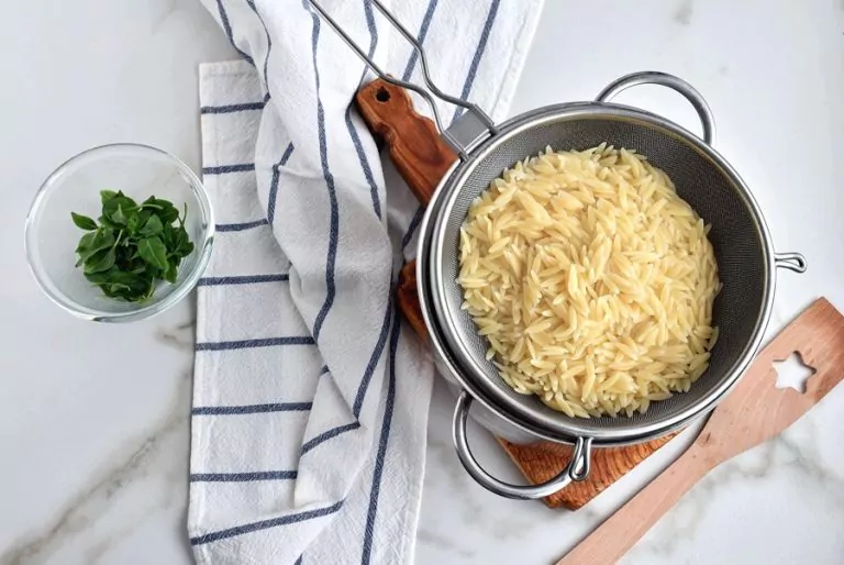 Step 5 - Orzo with Creamy Sun-Dried Tomato Basil Sauce