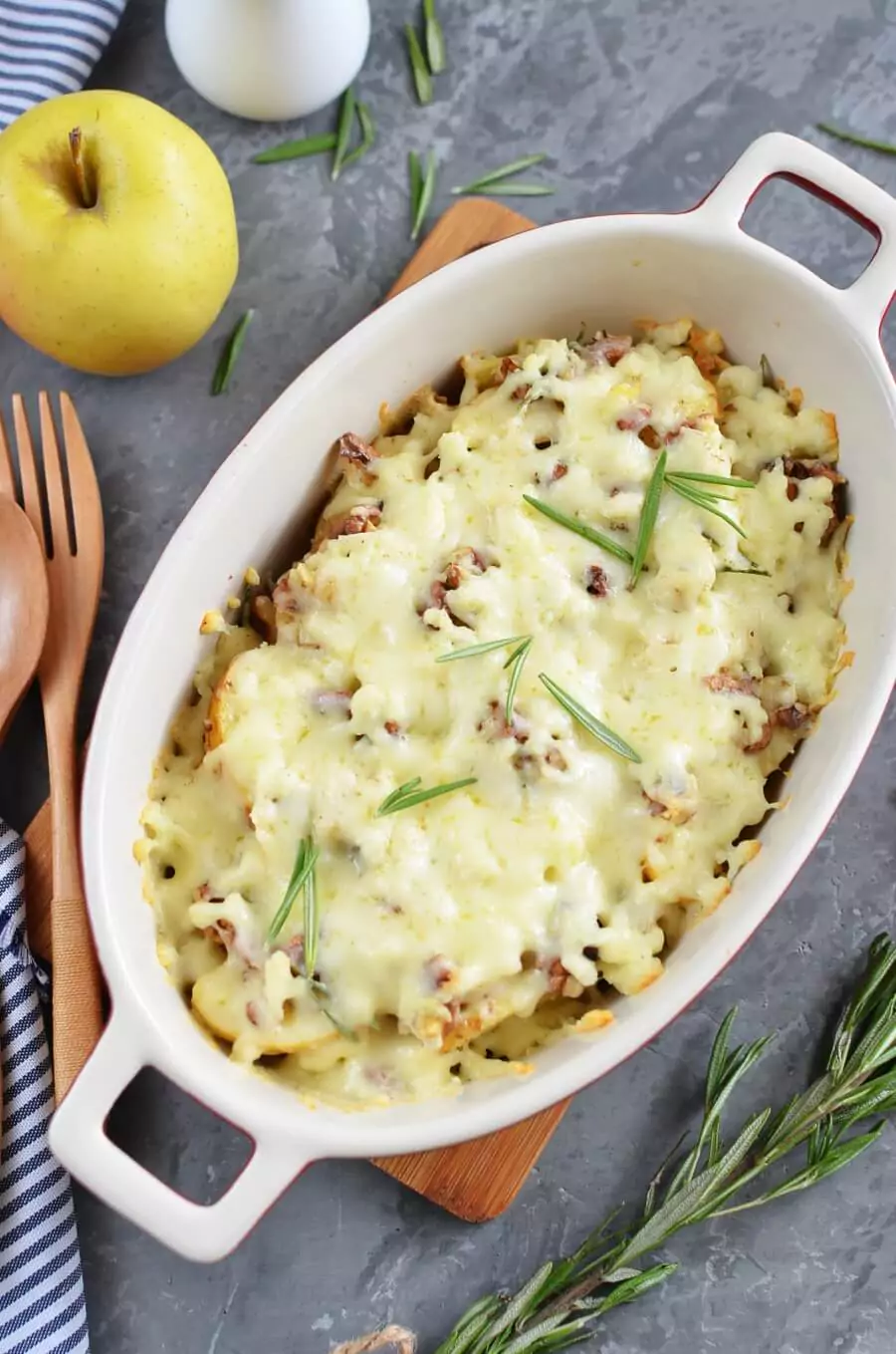 Oven-Roasted Queso Fresco Cheese and Apples