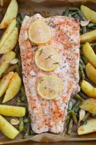 Parchment Pouch Fish Dinner