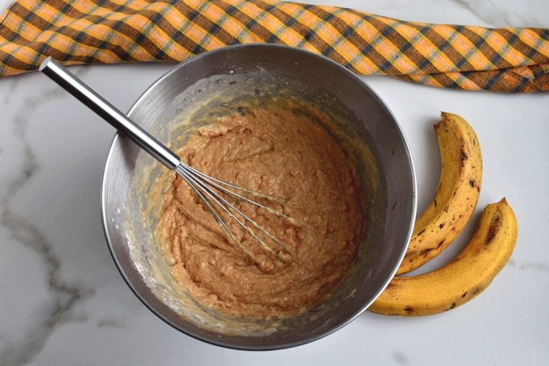 Step 4 - Peanut Butter and Banana Waffles