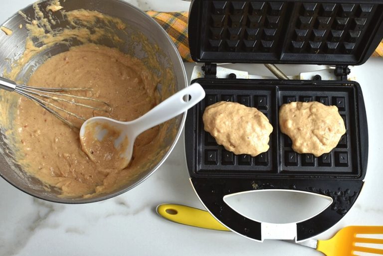 Step 6 - Peanut Butter and Banana Waffles