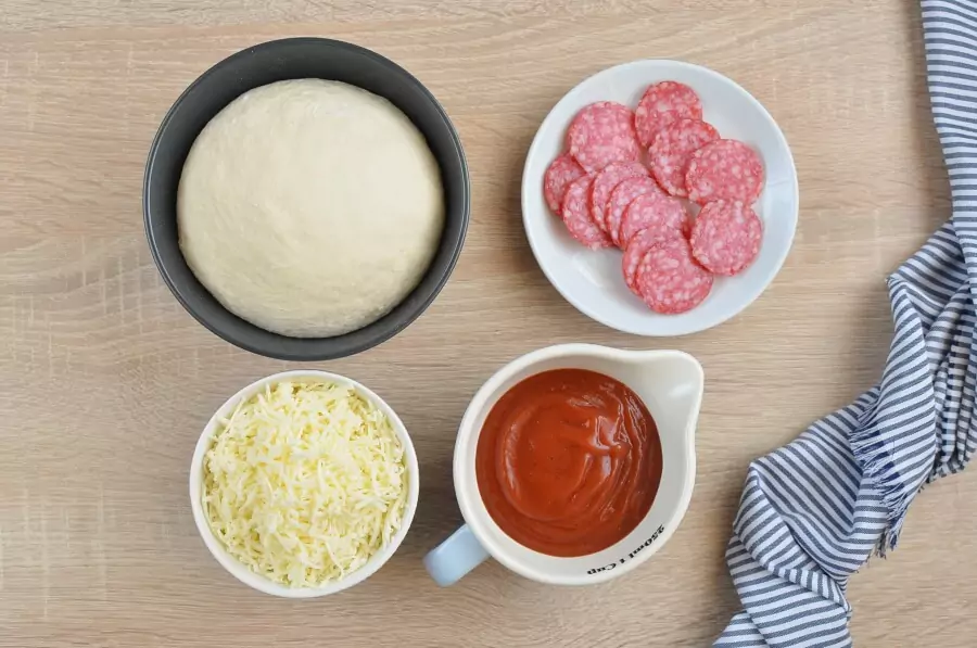 Ingredients for Pizza Waffles