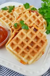 Pizza Waffles