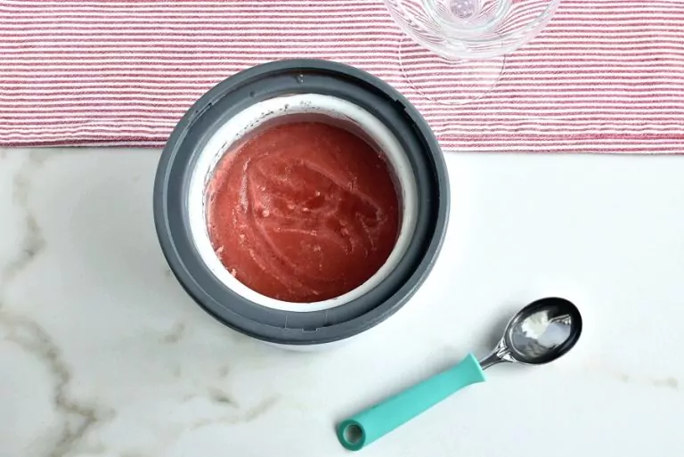 Step 5 - Pomegranate Champagne Sorbet