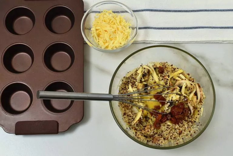 Step 3 - Quinoa Egg Breakfast Muffin Recipe