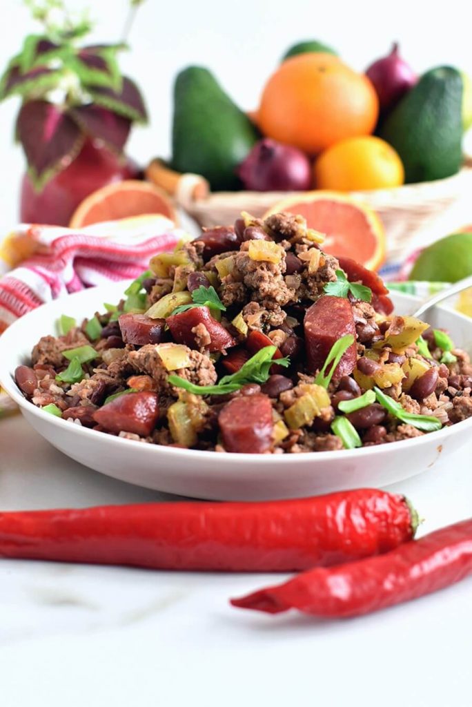 Red Beans and Rice with Ground Beef