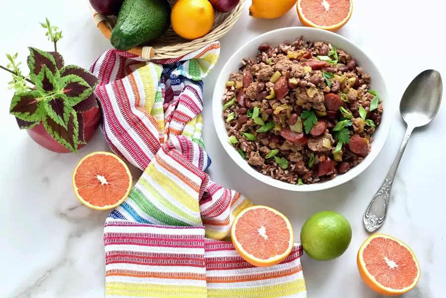 Red Beans and Rice with Ground Beef
