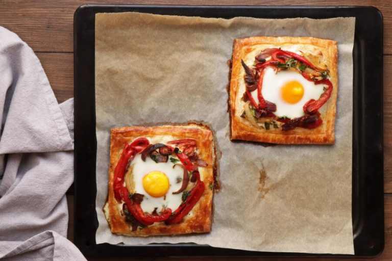 Step 14 - Red Pepper and Baked Egg Galettes