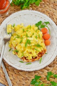 Scrambled Eggs With Queso Fresco