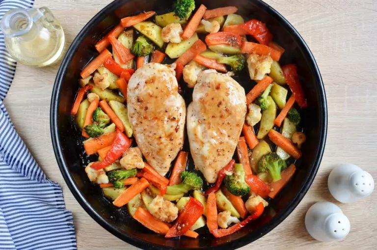 Step 7 - Sheet Pan Hoisin Chicken