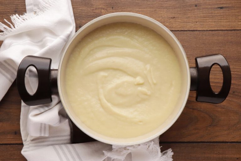 Step 5 - Cauliflower Soup with Frizzled Leeks and Capers