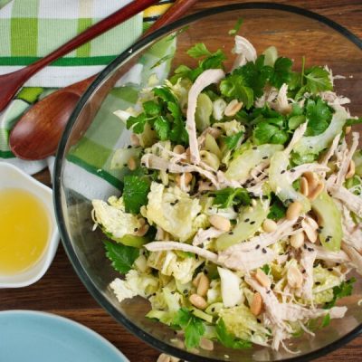 Spicy Cabbage Salad with Turkey and Peanuts recipe - step 3