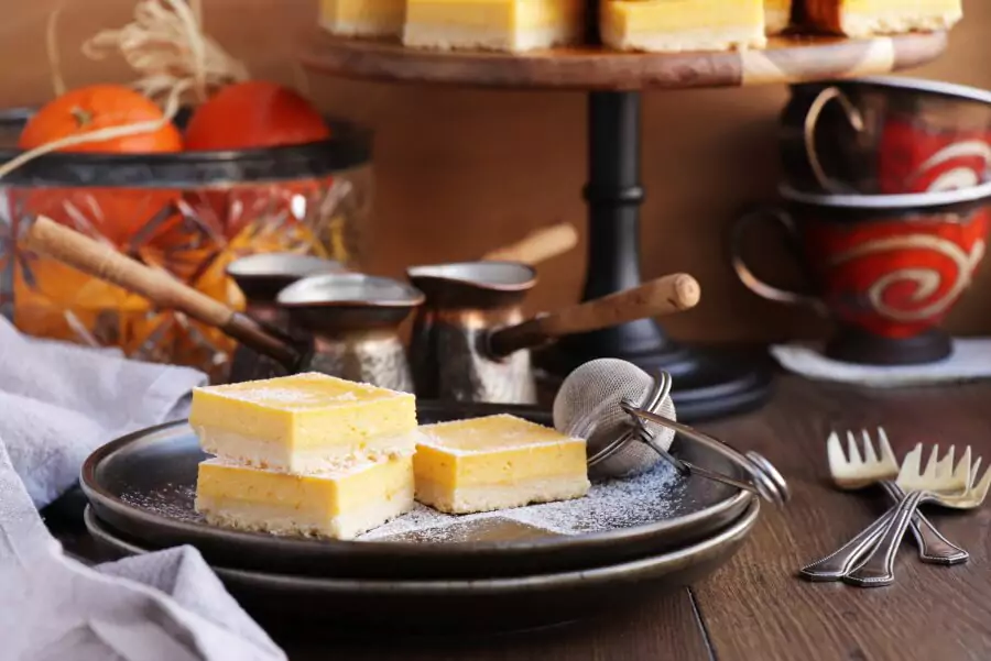 Tangerine Ricotta Bars