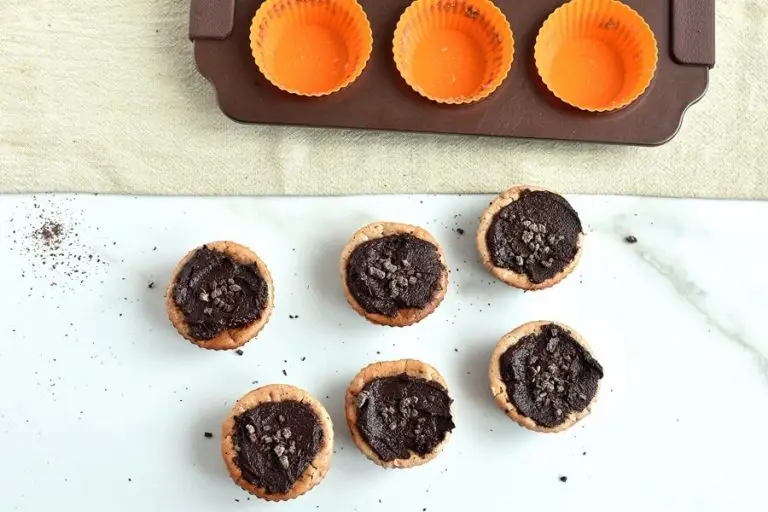 Step 9 - Triple Chocolate Mini Cheesecakes