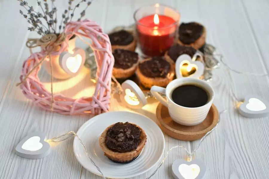 Triple Chocolate Mini Cheesecakes