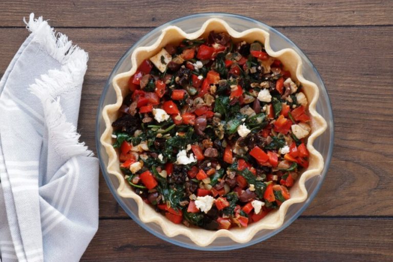 Veggie Mediterranean Quiche Recipe Cook.me Recipes