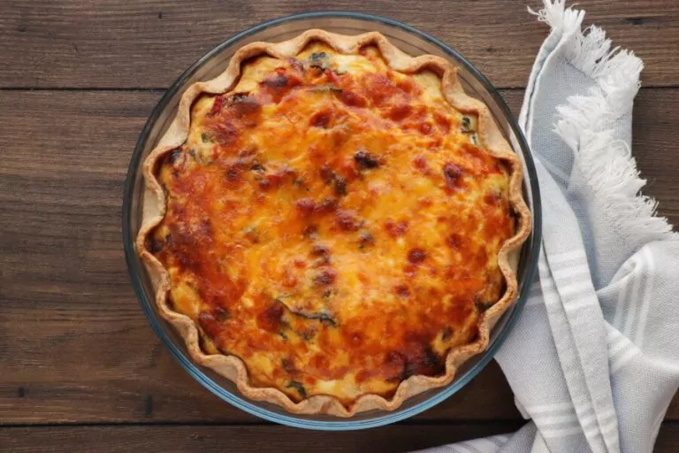 Step 10 - Veggie Mediterranean Quiche