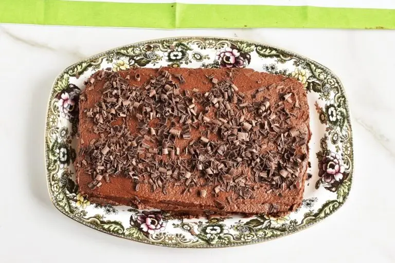 Step 10 - Baileys Poke Cake