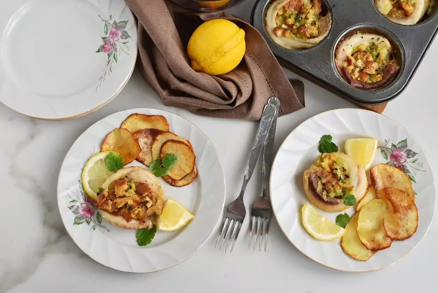 Baked Stuffed Fish Fillet