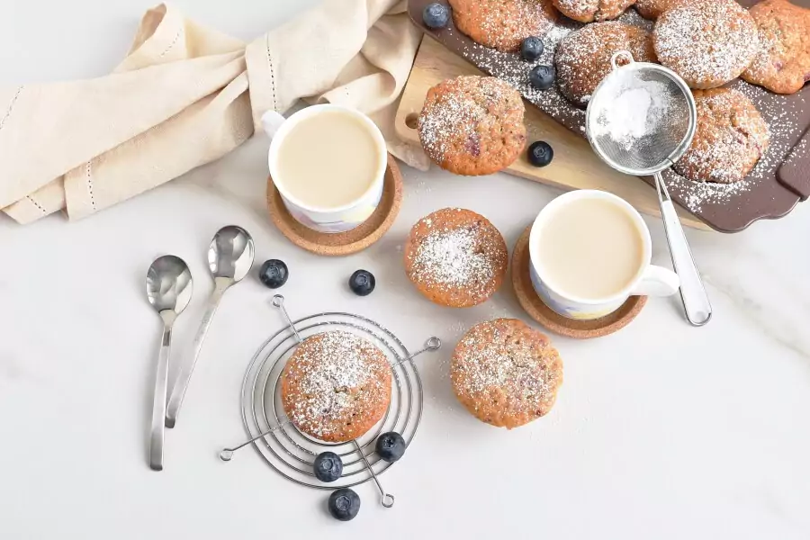 Berry Cream Muffins