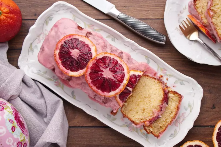 Blood Orange Loaf and Blood Orange Glaze