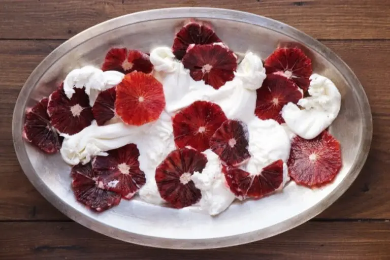Step 1 - Blood Orange Salad with Burrata and Pesto