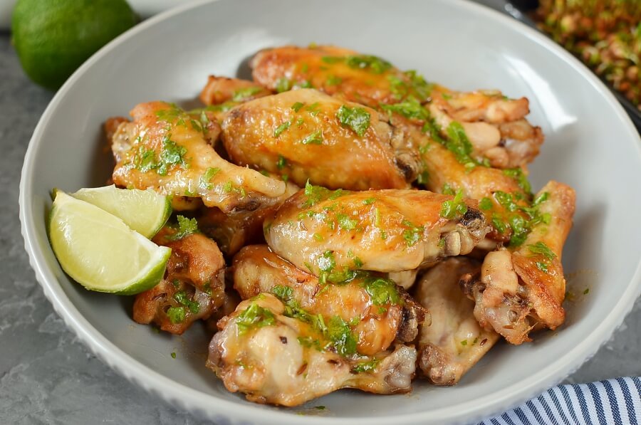 How to serve Cilantro Lime Wings