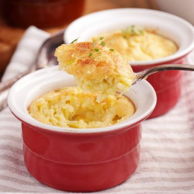 Classic Cheese and Leek Soufflé Recipe-How to Make Cheese and Leek Souffle-Easy Leek and Cheese Souffle