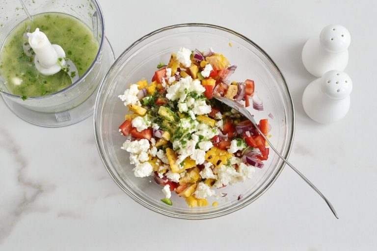 Step 4 - Corn Salad with Queso Fresco