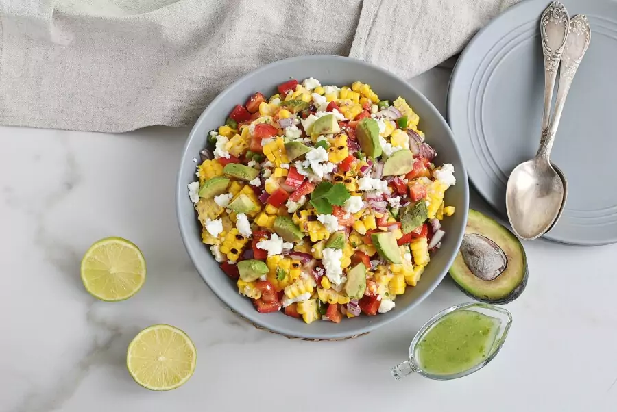 Corn Salad with Queso Fresco